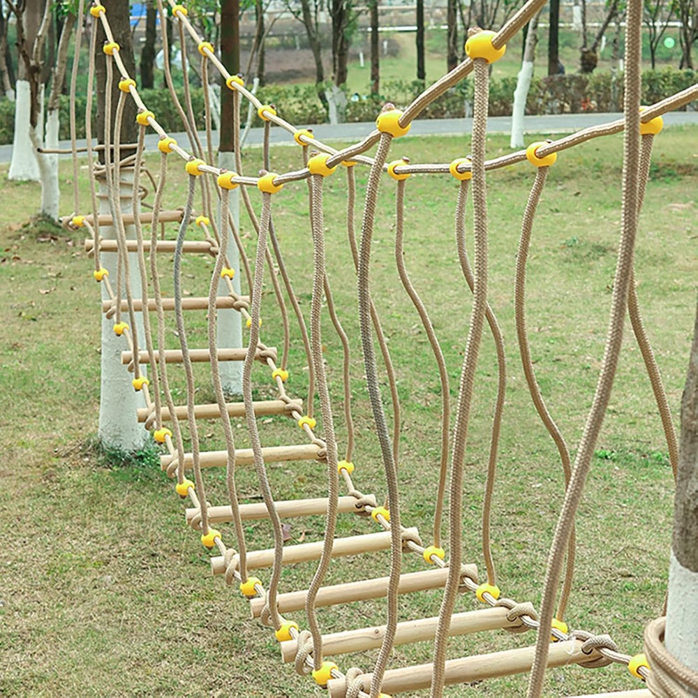 Puente de Equilibrio para Jard - Kids Outdoor Climbing Frame reseña y precio